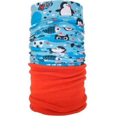 4Fun dětský šátek Winter Penguin