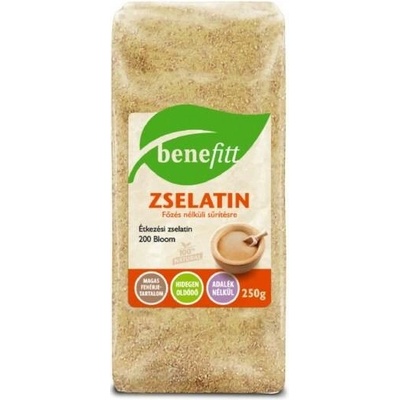 Benefitt želatina čirá potravinářská 200 bloom hovězí 250 g