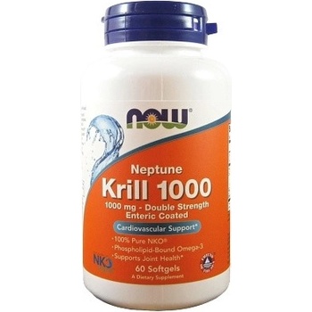 NOW Krill Oil Neptune olej z krilu 1000 mg,60 softgel kapsúl