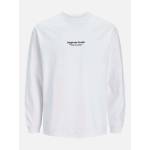 Jack and Jones Тениска Jack and Jones Men's Long Sleeve Crew Neck T-Shirt - Bright White