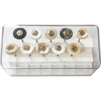 Boley Комплект миниатюрни полиращи четки Boley - 10 броя