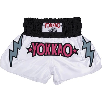Muay Thai trenky YOKKAO Stadium Carbofit biele