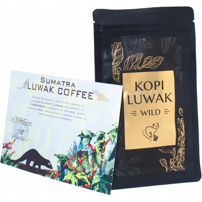 Green Touch Káva zrnková Arabica Káva Kopi Luwak 50 g
