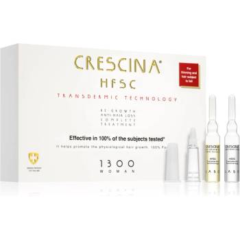 Crescina Transdermic 1300 Re-Growth and Anti-Hair Loss грижа за растеж на косата против косопад за жени 10x3.5ml