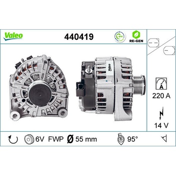 Alternátor VALEO 440419