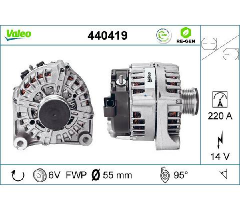 Alternátor VALEO 440419
