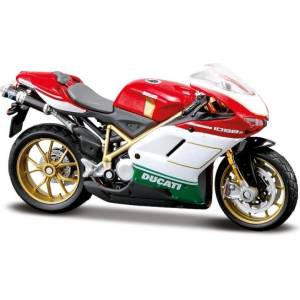 Maisto - Мотоциклет, Ducati 1098 S Tricolore, 1: 18 (39300-07024)