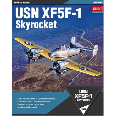 Academy Прототипен изтребител XF5F-1 Skyrocket (12363)