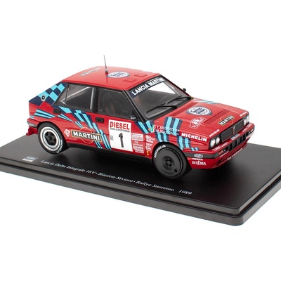 Hachette Lancia Delta Integrale 16V 1 Rallye Sanremo 1989 BiasionSiviero časopis s modelem 1:24
