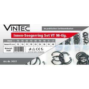 VINTEC Комплект зегер шайби, вътрешни, 98 части (vntc 74517)