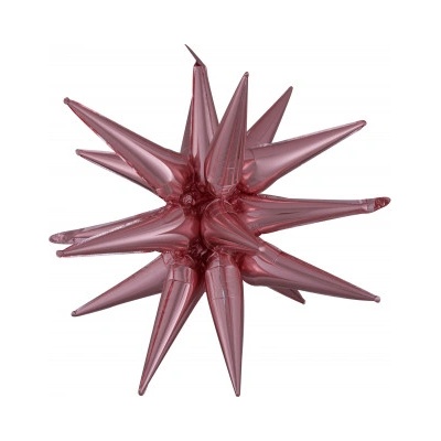 ALBI Balónek foliový 3D hvězda rose gold 76x88 cm