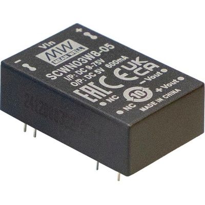 MEAN WELL SCWN03W8-03 DC / DC menič napätia 24 V 3.3 V 0.600 A 3 W