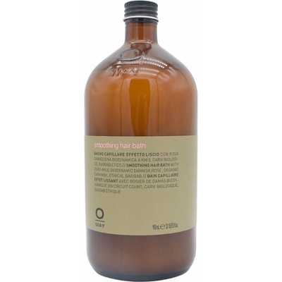 OWAY Smoothing Hair Bath uhlazující šampon pro hrubé a nepoddajné vlasy 950 ml
