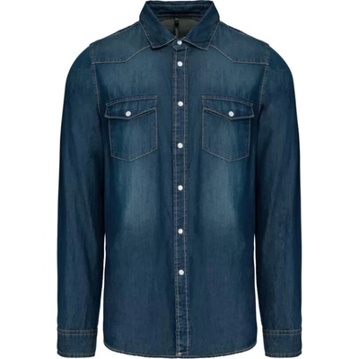 Košile pánská dlouhý rukáv 20.K519 blue jean