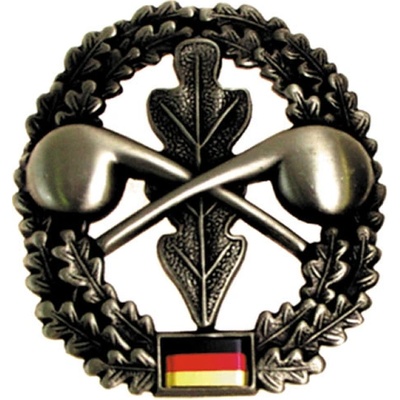 Bundeswehr Odznak BW na baret ABC Abwehrtruppe kovový