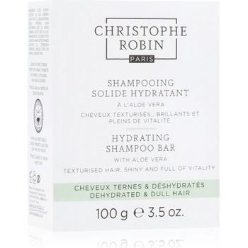 Christophe Robin Hydrating Shampoo Bar with Aloe Vera Твърд шампоан за суха и чувствителна коса 100 гр