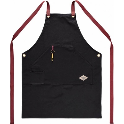 Gentlemen's Hardware Pánská kuchyňská zástěra s otvírákem BBQ Utility Apron černá