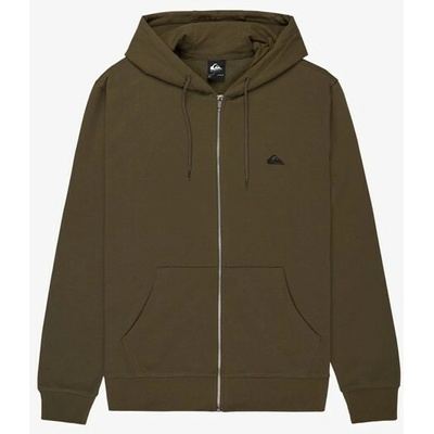 QUIKSILVER mikina Basic Hood Zip Grape Leaf