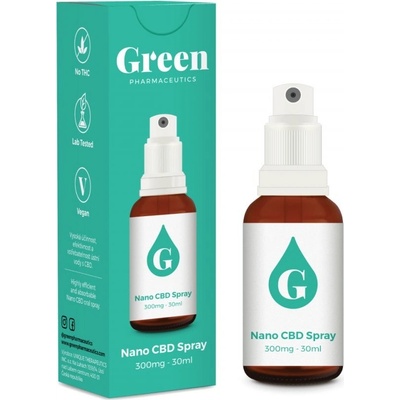 Green Pharma CBD Nano sprej 100 mg/300 mg 30 ml