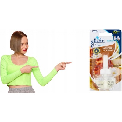 Glade Electric Scented Oil Sensual Sandalwood & Jasmine tekutá náplň do elektrického osvěžovače vzduchu 20 ml