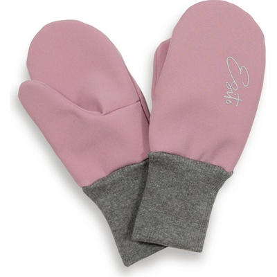 Esito Palcové rukavice softshell Shell pink růžová – Zboží Dáma