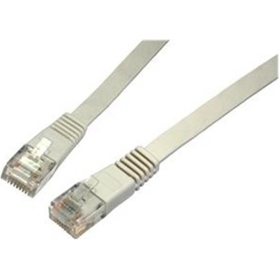 Solarix C6-111GY-7MB patch plochý CAT6 UTP LSOH, 7m, šedý