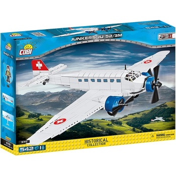 Cobi 5711 Small Army Junkers JU-52/3M, 542 k, 1 f