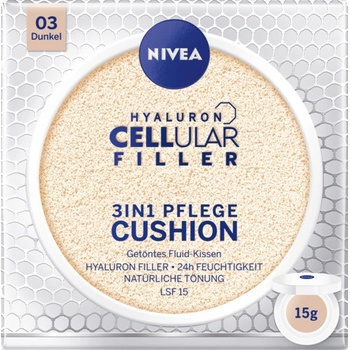 Nivea Hyaluron Cellular Filler Pečující make-up v houbičce 02 střední 15 g