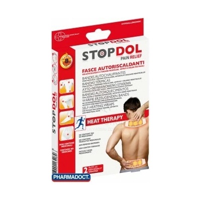 STOPDOL samohřejivá náplast 9 × 29 cm 2 ks
