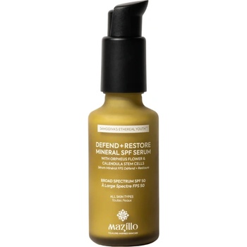 Mazillo Defend+Restore Mineral SPF50 Serum Слънцезащитен продукт дамски 50ml