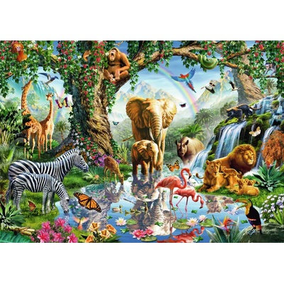Ravensburger - Puzzle Gorgeous: Adventures in the Jungle - 1 000 piese