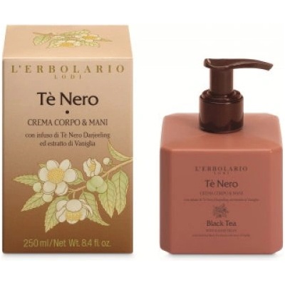 L'Erbolario Black Tea - Крем за тяло и ръце 250 мл