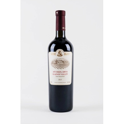 Wine Man Alazani Valley Semi Sweet Red Wine 11,5% 0,75 l (holá láhev)