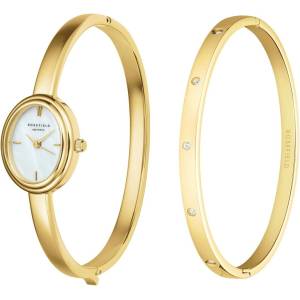 Rosefield Подаръчен комплект Rosefield Studio Bangle часовници и Crystal Bangle твърда гривна BWGCG-X293 Rosefield | Zlaten | ЖЕНИ | UNI
