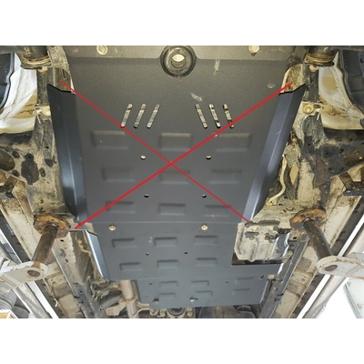Kryt pod diferenciál TOYOTA HILUX Platform/Chassis (_N1_, _N2_) - Plech - 8595698044020