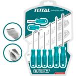 TOTAL Комплект отвертки total, sl, ph, 8 части (tl thtdc250801)