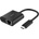 Belkin USB-C to Gigabit Ethernet and Charge Adapter 100W - адаптер за свързване от USB-C към Gigabit Ethernet и USB-C порт (черен)