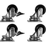 FORMRACK Castor group (4 pcs. of castors) for free standing and server racks (F041TKR)