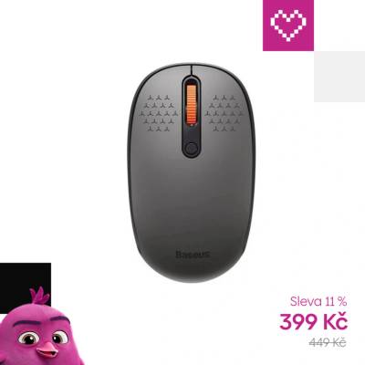 Baseus F01B Tri-mode 2.4G BT 5.0 1600 DPI frosted grey