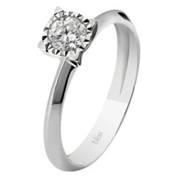 Bliss Диамантен пръстен от бяло злато Bliss 20084183 (20084183)