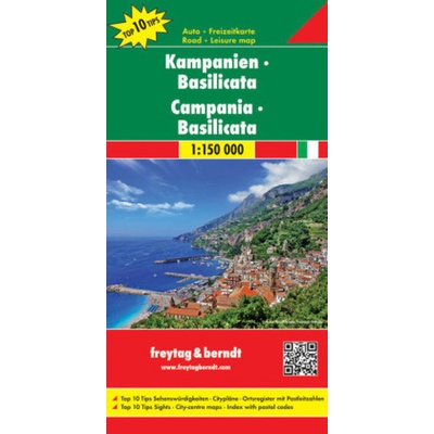 Freytag & Berndt Autokarte Kampanien Basilicata. Campania Basilicata
