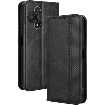 TCL Калъф-портфейл за TCL 60R 5G - Ретро кожен, Мозаечен бордюр, Стойка, 3 слотa за карти, Вкл. Протектор, 4 Цвята