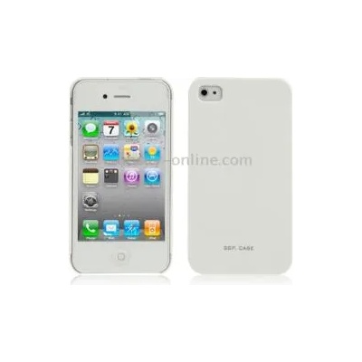 Apple iPhone 4/4S SGP Твърд Капак Бял + Протектор