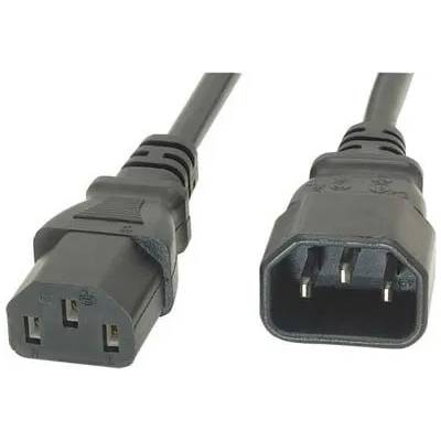 Захранващ кабел oem c14 - c13 m/f 1, 8 м черен xmontapkab (xmontapkab)
