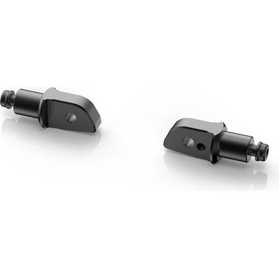Adaptéry pro stupačky spolujezdce - Indian FTR 1200, černé (2ks)