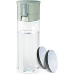 Brita Филтрираща бутилка за вода Brita Fill & Go Vital, 600 мл, MicroDisc филтри, Без BPA, Светлозелен (Fill & Go Vital Lightgreen)