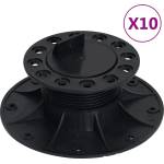 vidaXL Регулируеми крачета за декинг 10 бр 60-88 мм (149009)