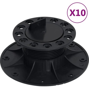 vidaXL Регулируеми крачета за декинг 10 бр 60-88 мм (149009)