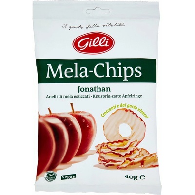 Gilli červené jablkové chipsy 40 g