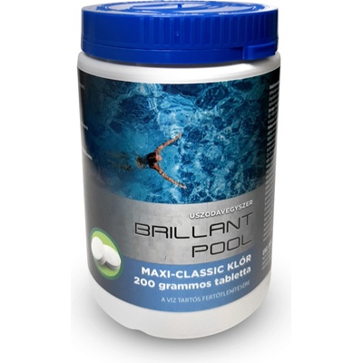 Brillant Pool Maxi-Classic Хлорни Таблетки 1 кг (UVC-401B)